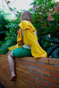 a marigold blouse