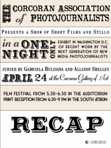 reCAP at the Corcoran